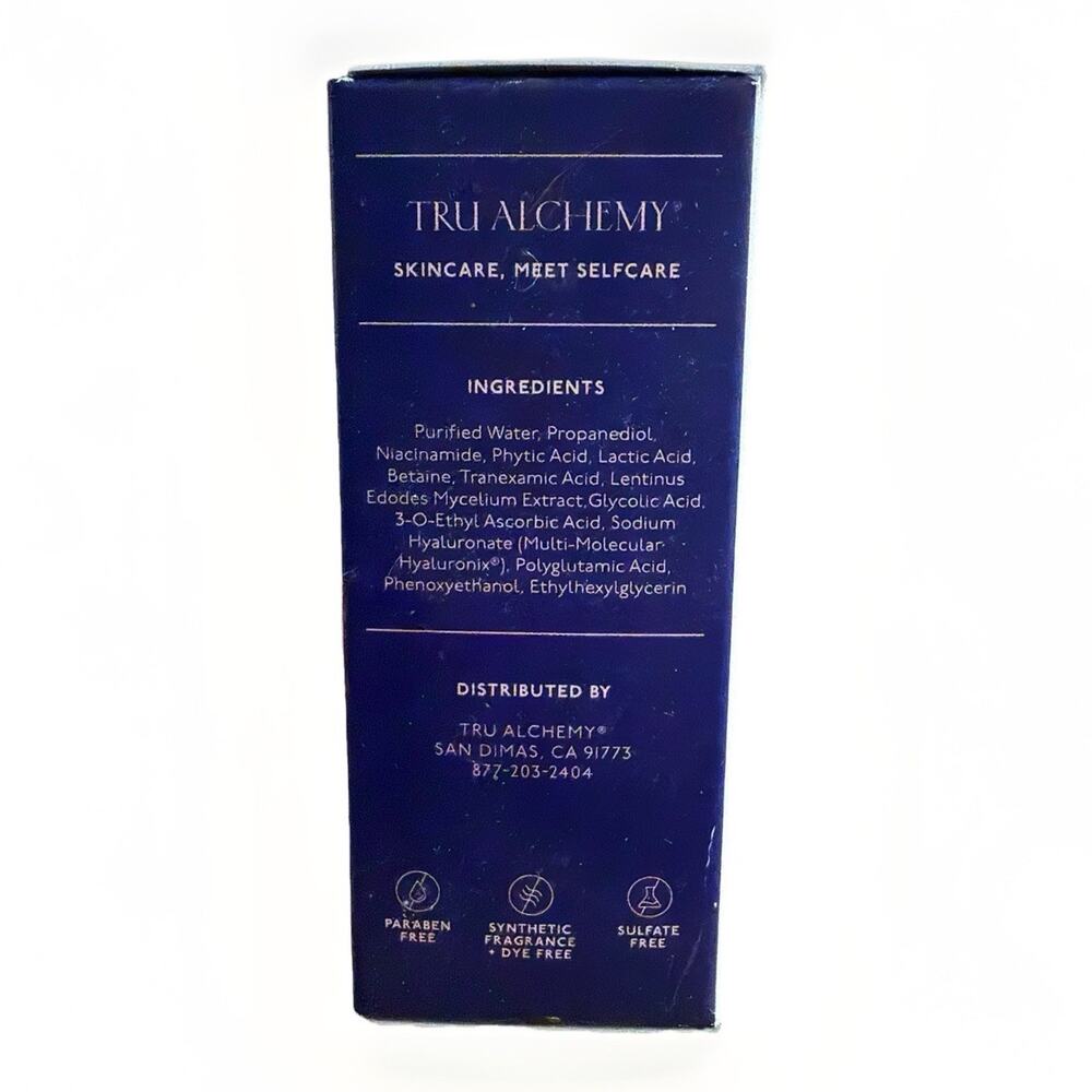 Tru Alchemy Spot Check Brightening Serum HYALURONIX Niacinamide NIB 1oz Luxury - Picture 3 of 6